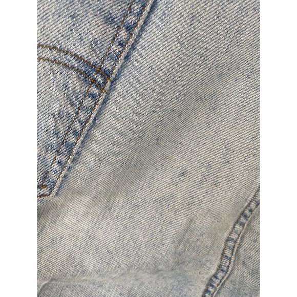 Levi Strauss Relaxed Fit 540 Distressed Wrinkle Free Light Wash Jeans (42x31.5) - Picture 10 of 16